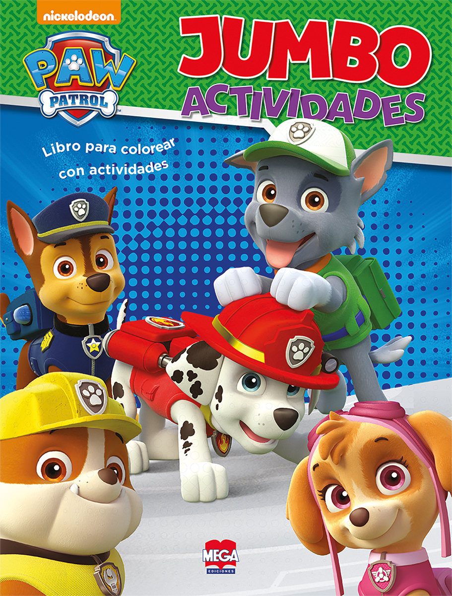 Nickelodeon Mega Coloring And Activity Book - Paw Patrol Blue