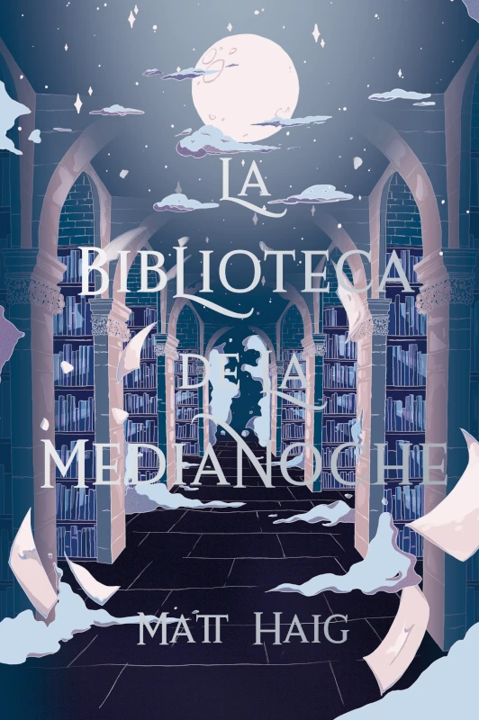 Portada de la edición especial de La biblioteca de la medianoche