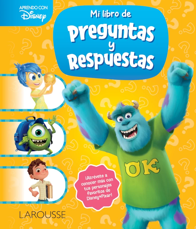 Portada del libro infantil Disney. Mi primer libro de preguntas y respuestas