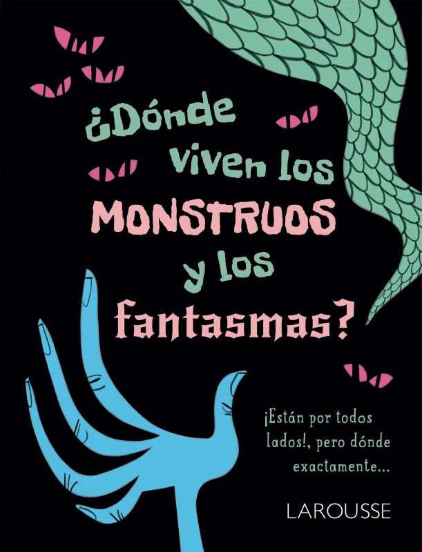 Portada del libro infantil ¿Dónde viven los monstruos y los fantasmas?