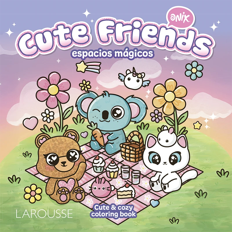 Cozy coloring Cute friends Onix