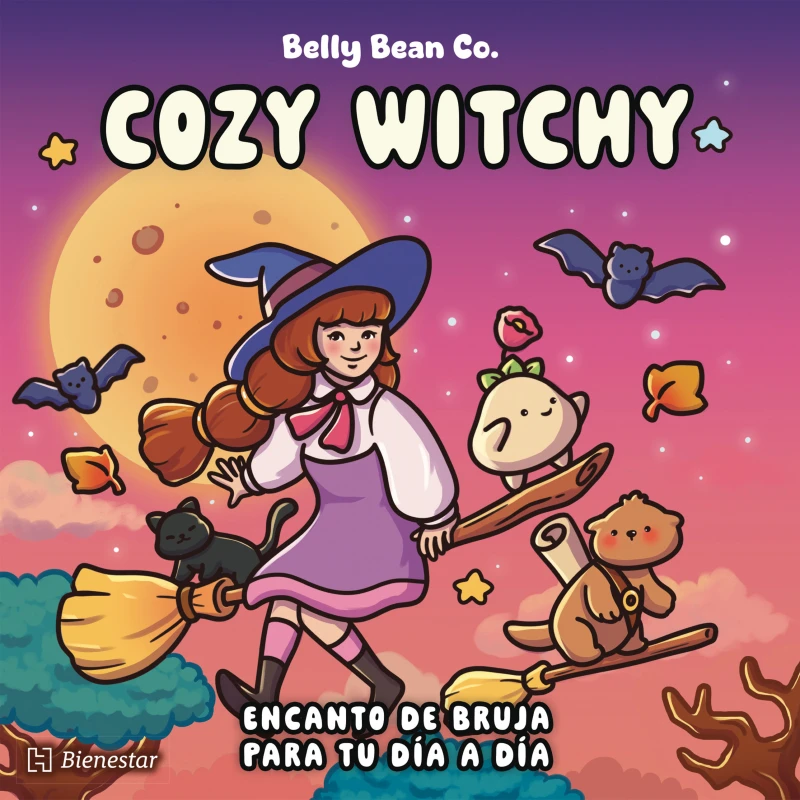 Portada del libro infantil Cozy Witchy